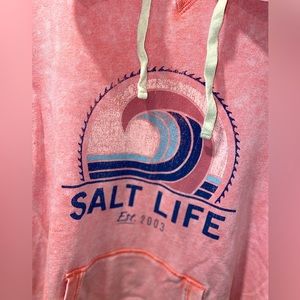 Salt life womens hoodie XL excellent condition pink